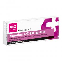IBUPROFEN AbZ 400 mg akut Filmtabletten 20 St Filmtabletten