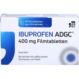 IBUPROFEN ADGC 400 mg Filmtabletten 10 St.