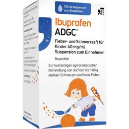 IBUPROFEN ADGC Fieber u.Schmerzsaft Kinder 40mg/ml 100 ml