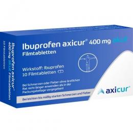 IBUPROFEN axicur 400 mg akut Filmtabletten 10 St.