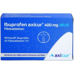 IBUPROFEN axicur 400 mg akut Filmtabletten 20 St.