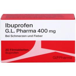 IBUPROFEN G.L.Pharma 400 mg Filmtabletten 20 St.