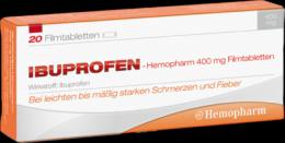 IBUPROFEN Hemopharm 400 mg Filmtabletten 20 St