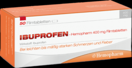 IBUPROFEN Hemopharm 400 mg Filmtabletten 50 St