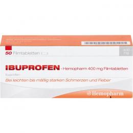 IBUPROFEN Hemopharm 400 mg Filmtabletten 50 St.