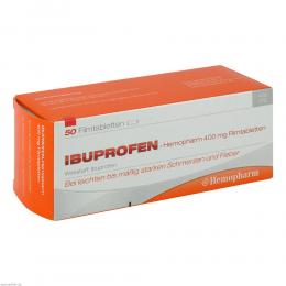 IBUPROFEN Hemopharm 400 mg Filmtabletten 50 St Filmtabletten