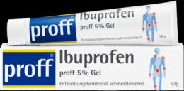 IBUPROFEN proff 5% Gel 50 g