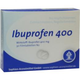 Ein aktuelles Angebot für Ibuprofen Sophien 400 Filmtabletten 30 St Filmtabletten Kopfschmerzen & Migräne - jetzt kaufen, Marke Sophien Arzneimittel GmbH.