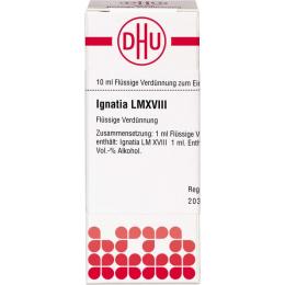 IGNATIA LM XVIII Dilution 10 ml