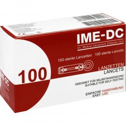 IME DC Lancetten/Nadeln f.Stechhilfegerät 100 St Lanzetten