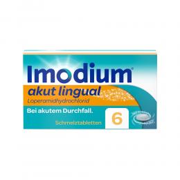 Imodium akut lingual 6 St Schmelztabletten