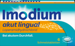 IMODIUM akut lingual Schmelztabletten 6 St