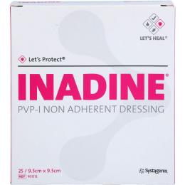 INADINE Salbengaze m.PVP-Iod 9,5x9,5 cm 25 St.