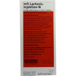 INFI LACHESIS Injektion N 10 X 1 ml Ampullen