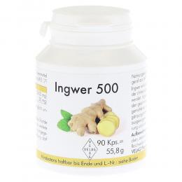 Ein aktuelles Angebot für INGWER 500 Kapseln 90 St Kapseln Nahrungsergänzungsmittel - jetzt kaufen, Marke Velag Pharma GmbH.
