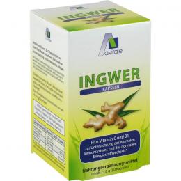 INGWER 500 mg Kapseln+Vitamin B1+C 90 St.