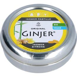 INGWER GINJER Pastillen Bio Zitrone 40 g