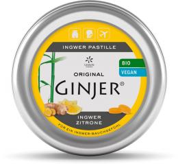 INGWER GINJER Pastillen Bio Zitrone 40 g Pastillen