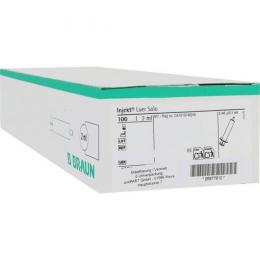 INJEKT Spritze 2 ml Luer zentrisch 100 St.