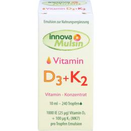 INNOVA Mulsin Vitamin D3+K2 Emulsion 10 ml