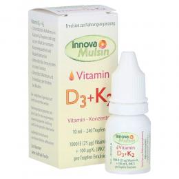 INNOVA Mulsin Vitamin D3+K2 Emulsion 10 ml Emulsion