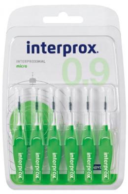 INTERPROX reg micro grün Interdentalbürste Blis. 6 St Zahnbürste
