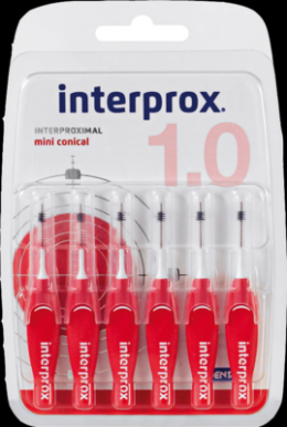 INTERPROX reg miniconical rot Interdentalb.Blis. 6 St