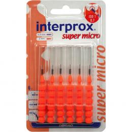 INTERPROX reg super micro orange Interdentalb.Blis 6 St Zahnbürste