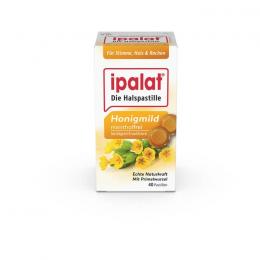 IPALAT Halspastillen honigmild o.Menthol zuckerfr. 40 St.