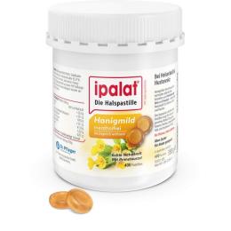 IPALAT Halspastillen honigmild o.Menthol zuckerfr. 400 St.