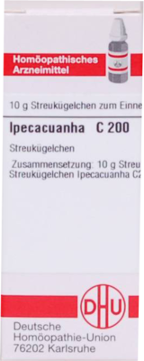 IPECACUANHA C 200 Globuli 10 g