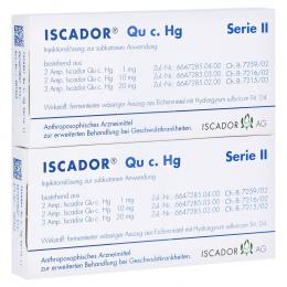 Ein aktuelles Angebot für ISCADOR Qu c.Hg Serie II Injektionslösung 14 X 1 ml Injektionslösung Naturheilkunde & Homöopathie - jetzt kaufen, Marke Iscador AG.