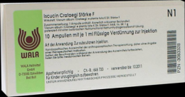 ISCUCIN crataegi Strke F Ampullen 10X1 ml