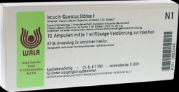 ISCUCIN quercus Strke F Ampullen 10X1 ml