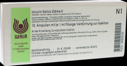 ISCUCIN salicis Strke E Ampullen 10X1 ml