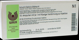 ISCUCIN salicis Strke H Ampullen 10X1 ml