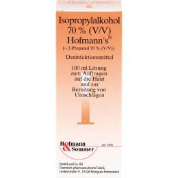 ISOPROPYLALKOHOL 70% V/V Hofmann's 100 ml