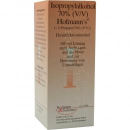 ISOPROPYLALKOHOL 70% V/V Hofmann's 100 ml Lösung