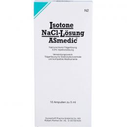ISOTONE NaCl-Lösung ASmedic Injektionslsg.Amp. 50 ml