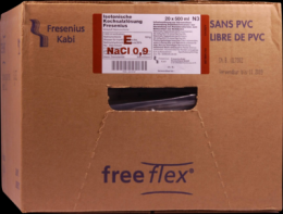 ISOTONISCHE Kochsalzlsung Fresenius freeflex 20X500 ml