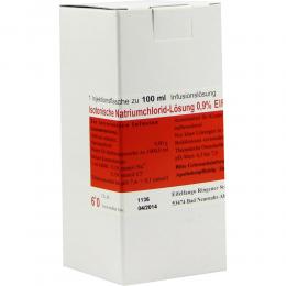 Isotonische Natriumchlorid-Lösung 0,9% EIFELFANGO 100 ml Infusionslösung