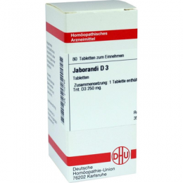 JABORANDI D 3 Tabletten 80 St