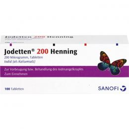 JODETTEN 200 Henning Tabletten 100 St.