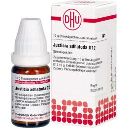 JUSTICIA adhatoda D 12 Globuli 10 g