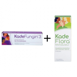 KADEFUNGIN 3 Kombipackung + KADEFLORA Milchsäurekur 17,5 g
