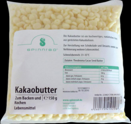 KAKAOBUTTER Pellets zum Backen 150 g