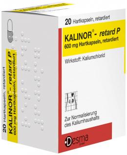 Ein aktuelles Angebot für KALINOR RETARD P 20 St Hartkapseln Mineralstoffe - jetzt kaufen, Marke Desma GmbH.