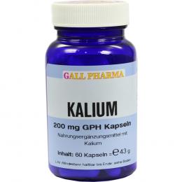 KALIUM 200 mg GPH Kapseln 60 St Kapseln