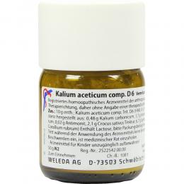 Ein aktuelles Angebot für KALIUM ACETICUM COMP.D 6 Trituration 50 g Trituration Naturheilkunde & Homöopathie - jetzt kaufen, Marke Weleda AG.