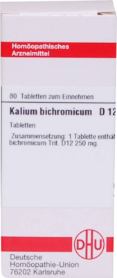 KALIUM BICHROMICUM D 12 Tabletten 80 St